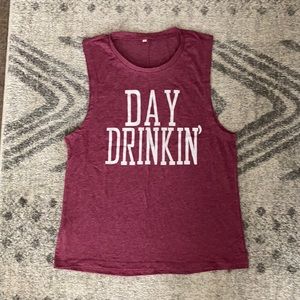 Day drinkin’ top, size medium, NWOT